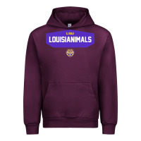 Mauve Wine lsu louisianimals Urban Hoodie - linhVisuals
