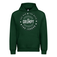Forest Green graphic 365 grumpy the legend men funny gift Urban Hoodie - linhVisuals