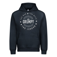 Navy graphic 365 grumpy the legend men funny gift Urban Hoodie - linhVisuals