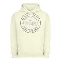 Pigment Pistachio graphic 365 grumpy the legend men funny gift Urban Hoodie - linhVisuals