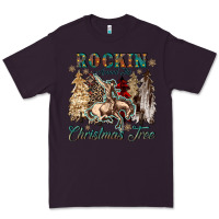 Plum rockin around the christmas tree Premium Tee - CowGirlArtShop