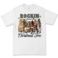 White rockin around the christmas tree Premium Tee - CowGirlArtShop
