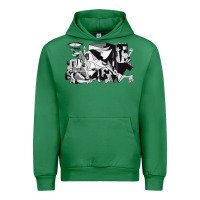 Emerald guernica artwork Urban Hoodie - linhVisuals