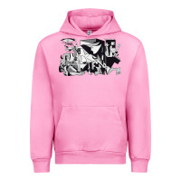 Fuchsia Pink guernica artwork Urban Hoodie - linhVisuals