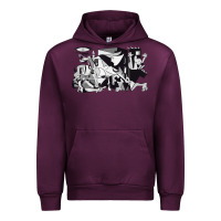 Mauve Wine guernica artwork Urban Hoodie - linhVisuals
