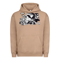 Pigment Burro guernica artwork Urban Hoodie - linhVisuals