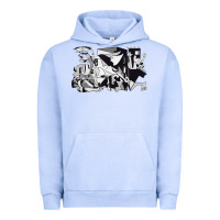 Pigment Grape Ice guernica artwork Urban Hoodie - linhVisuals