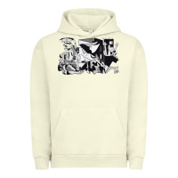 Pigment Pistachio guernica artwork Urban Hoodie - linhVisuals