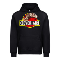 Black clever girl Urban Hoodie - linhVisuals