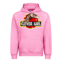 Fuchsia Pink clever girl Urban Hoodie - linhVisuals