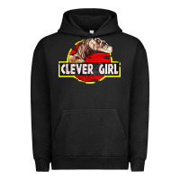 Pigment Black clever girl Urban Hoodie - linhVisuals