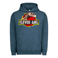 Pigment Midnight Navy clever girl Urban Hoodie - linhVisuals