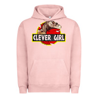 Pigment Salmon clever girl Urban Hoodie - linhVisuals