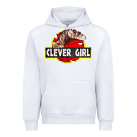 White clever girl Urban Hoodie - linhVisuals
