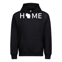 Black home in wisconsin love u.s Urban Hoodie - linhVisuals