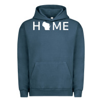 Home In Wisconsin Love U.s Urban Hoodie | Teevron