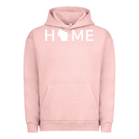 Pigment Salmon home in wisconsin love u.s Urban Hoodie - linhVisuals