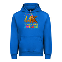 Cobalt 44 years old birthday sloth dabbing 44th birthday sloth Urban Hoodie - linhVisuals
