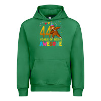 Emerald 44 years old birthday sloth dabbing 44th birthday sloth Urban Hoodie - linhVisuals
