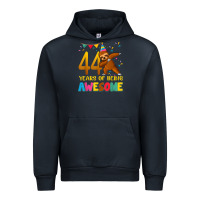 Navy 44 years old birthday sloth dabbing 44th birthday sloth Urban Hoodie - linhVisuals