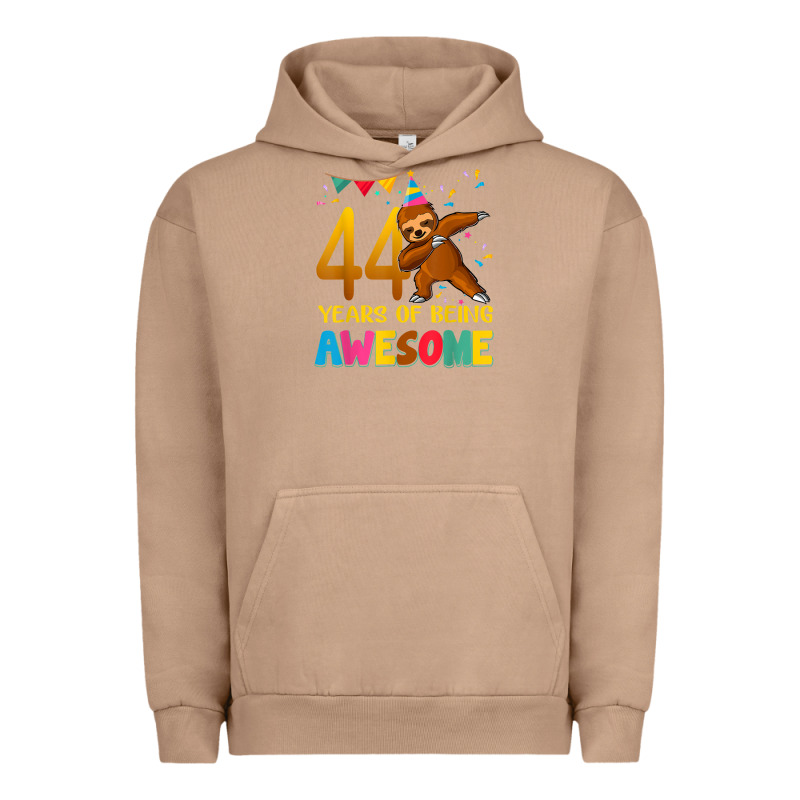 44 Years Old Birthday Sloth Dabbing 44th Birthday Sloth Urban Hoodie by linhVisuals | Teevron