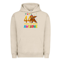 Pigment French Oak 44 years old birthday sloth dabbing 44th birthday sloth Urban Hoodie - linhVisuals