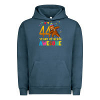Pigment Midnight Navy 44 years old birthday sloth dabbing 44th birthday sloth Urban Hoodie - linhVisuals