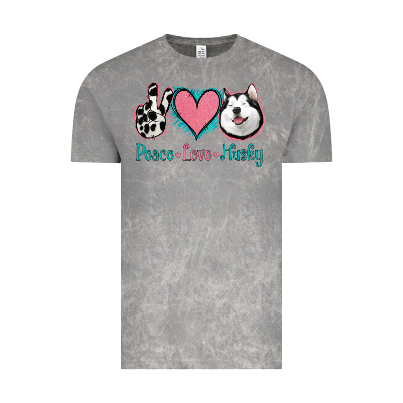 Peace Love Husky Vintage Tee by Jasminsmagicworld | Teevron