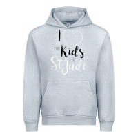 Heather Grey i love and heart the kids of st jude shirt for runners Urban Hoodie - linhVisuals