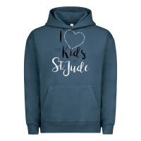 Pigment Midnight Navy i love and heart the kids of st jude shirt for runners Urban Hoodie - linhVisuals
