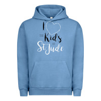 Pigment Pebble Blue i love and heart the kids of st jude shirt for runners Urban Hoodie - linhVisuals