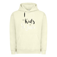 Pigment Pistachio i love and heart the kids of st jude shirt for runners Urban Hoodie - linhVisuals