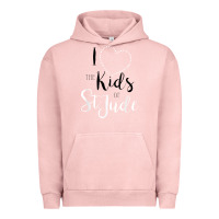 Pigment Salmon i love and heart the kids of st jude shirt for runners Urban Hoodie - linhVisuals