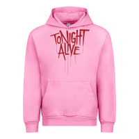 Fuchsia Pink tonight alive Urban Hoodie - linhVisuals
