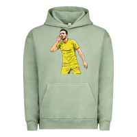Pigment Oil Green Diogo Jota Urban Hoodie - linhVisuals
