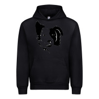 Black dog, collie, dogs, collies, border collies, puppy, sheepdog Urban Hoodie - linhVisuals