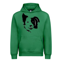 Emerald dog, collie, dogs, collies, border collies, puppy, sheepdog Urban Hoodie - linhVisuals