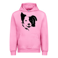 Fuchsia Pink dog, collie, dogs, collies, border collies, puppy, sheepdog Urban Hoodie - linhVisuals