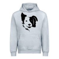 Heather Grey dog, collie, dogs, collies, border collies, puppy, sheepdog Urban Hoodie - linhVisuals