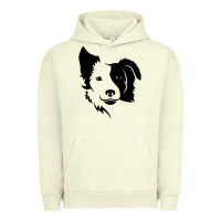 Pigment Pistachio dog, collie, dogs, collies, border collies, puppy, sheepdog Urban Hoodie - linhVisuals