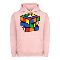 Pigment Salmon rubik cube Urban Hoodie - linhVisuals
