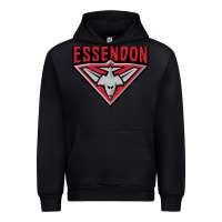 Black essendon fc Urban Hoodie - linhVisuals