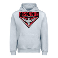 Heather Grey essendon fc Urban Hoodie - linhVisuals