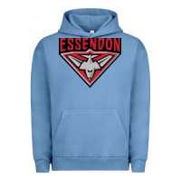 Pigment Pebble Blue essendon fc Urban Hoodie - linhVisuals
