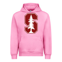 Fuchsia Pink stanford cardinal Urban Hoodie - linhVisuals