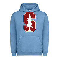 Pigment Pebble Blue stanford cardinal Urban Hoodie - linhVisuals