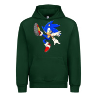 Forest Green Söniĉ Kids Urban Hoodie - linhVisuals