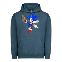 Pigment Midnight Navy Söniĉ Kids Urban Hoodie - linhVisuals