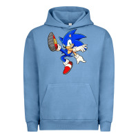 Pigment Pebble Blue Söniĉ Kids Urban Hoodie - linhVisuals