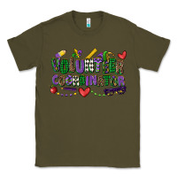 Army Green volunteer coordinator mardi gras cowgirl Classic Tee - CowGirlArtShop